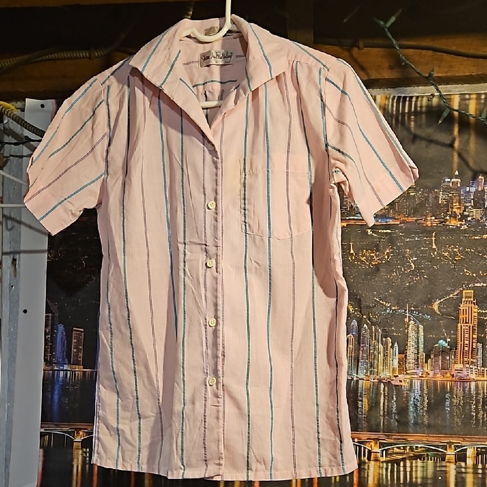 Men's Pink Striped Shirt